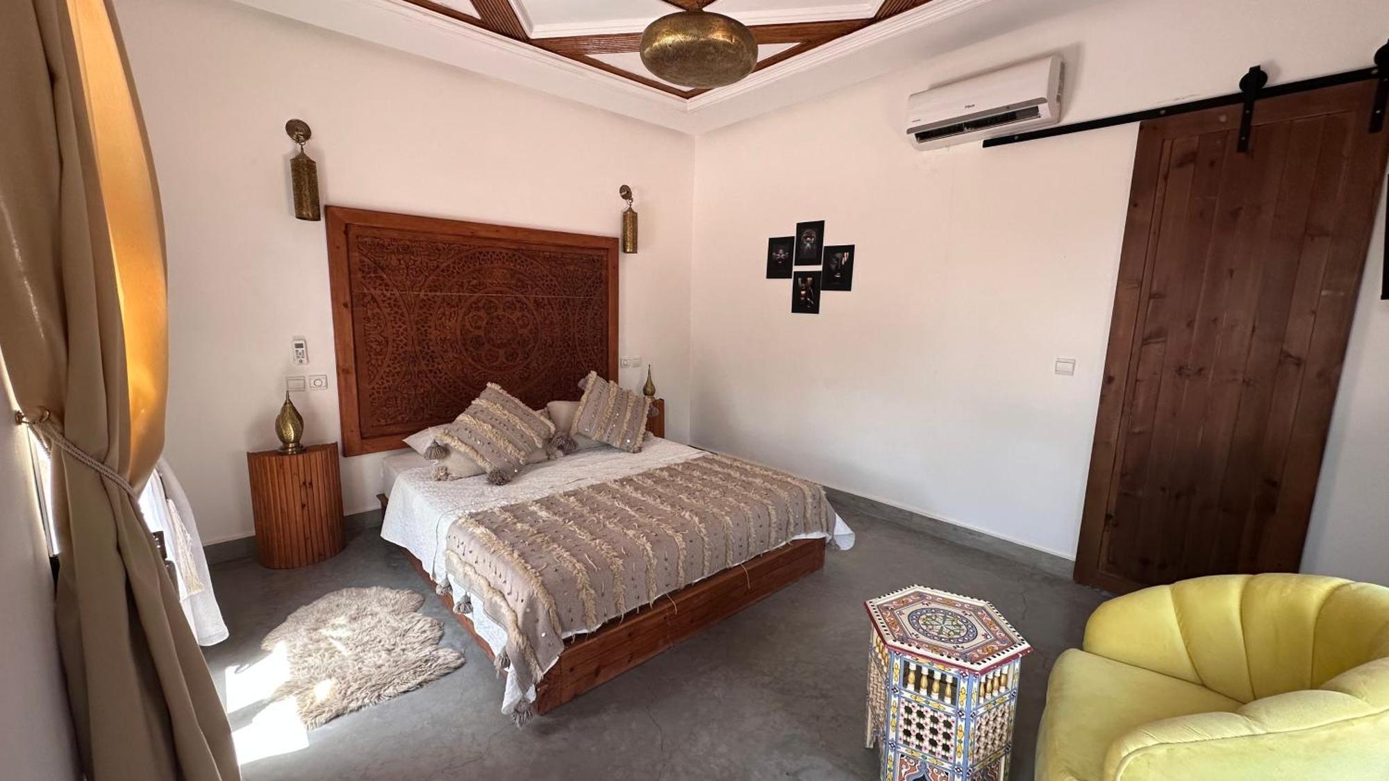 Villa Scil De Luxe, Piscine Chauffee, 3 Suites, Hamam, Jacuzzi Exterieur, Salle De Sport, Service Baby Sitter, Option Gouvernante, Vue Sur L'Atlas, Parkings Prive, Pas De Vis A Vis ! Marrakesh